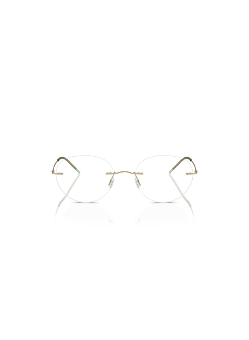 GIORGIO ARMANI Giorgio Armani Man Phantos  Eyeglasses- Ar 5147 - Lense Size:50Mm - Matte Pale Gold - Image 4
