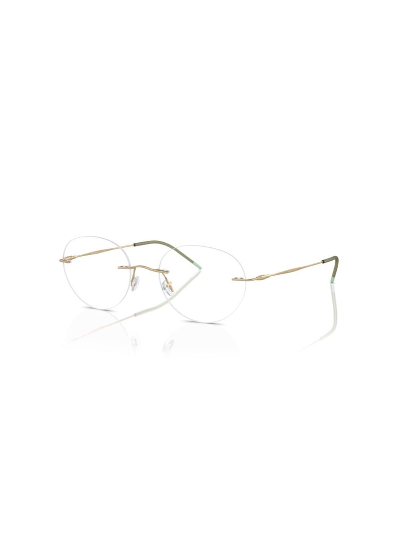 GIORGIO ARMANI Giorgio Armani Man Phantos  Eyeglasses- Ar 5147 - Lense Size:50Mm - Matte Pale Gold - Image 1