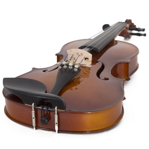 Cecilio 1/2 Violin Solidwood Violin with Hard Case, Bow, Rosin, Tuner, Shoulder Rest & Lesson Book – Ideal for Beginners - Image 4