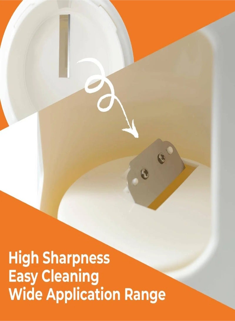 CHU DAI Snow Cone And Shaved Ice Machine, Manual Slushie Machine, Household Crushed Ice Maker, With 2 Models Ice Cube Tray, Easy To Clean And Store, For Making Shaved Ice, Snow Cones, Slushies, ice crusher - Image 5