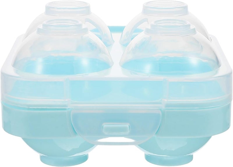 DOITOOL Refrigerator Egg Organizer Rack Blue Plastic Egg Holder Tray for Fridge Storage Lightweight for Kitchen - Image 1