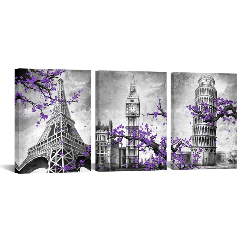 لوحة جدارية Flower 3 Pieces