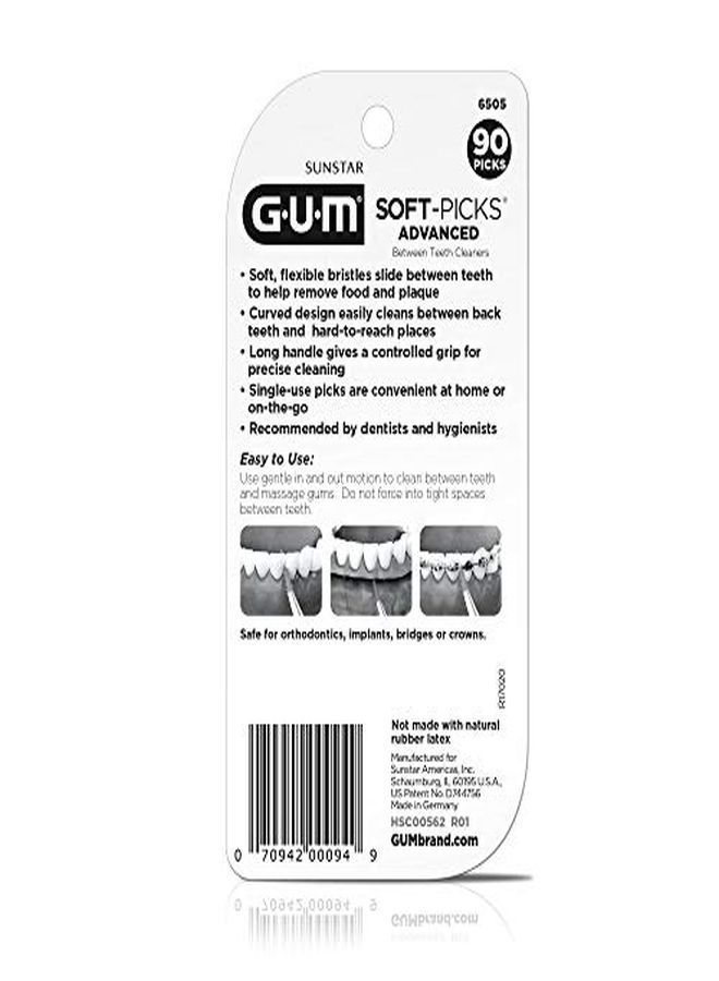 Gum -6505R Soft-Picks Advanced Dental Picks, 90 Count - Image 3