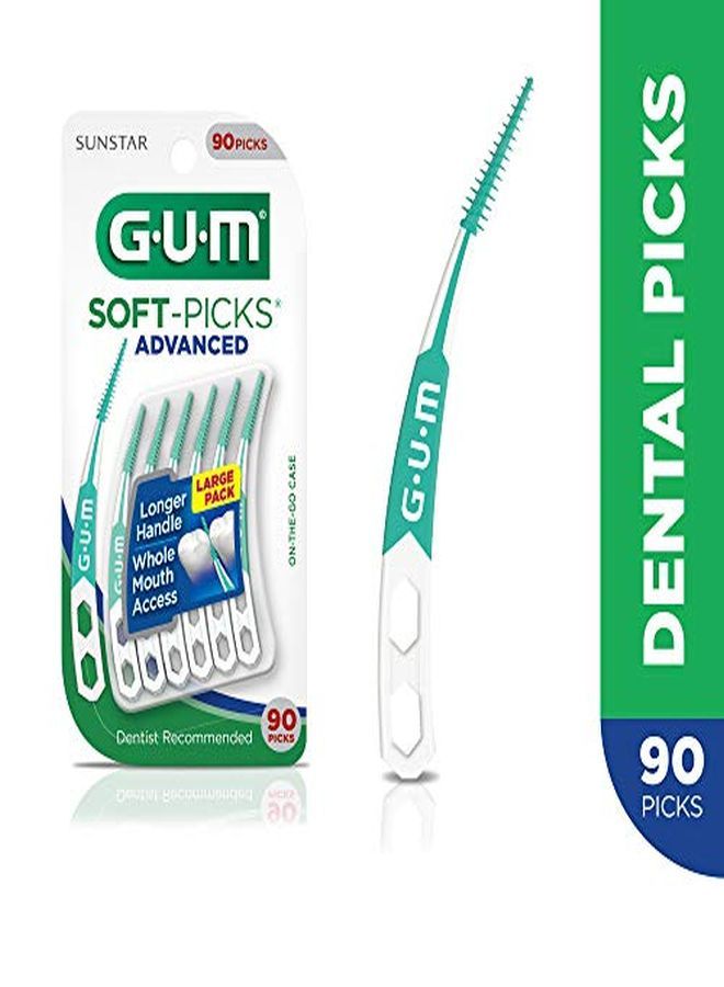 Gum -6505R Soft-Picks Advanced Dental Picks, 90 Count - Image 2