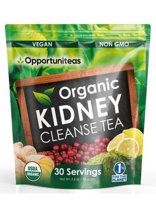 Opportuniteas Organic Kidney Cleanse Detox & Repair Tea - Matcha Green Tea, Cranberry, Lemon & Ginger. 4 Cleansing Superfoods for Drinks. Vegan & Non-GMO - 30 Servings - pzsku/Z86EEC3B935EC63CF3661Z/45/_/1735907984/d39c1aea-af22-4c52-bb27-b7429c246c9a