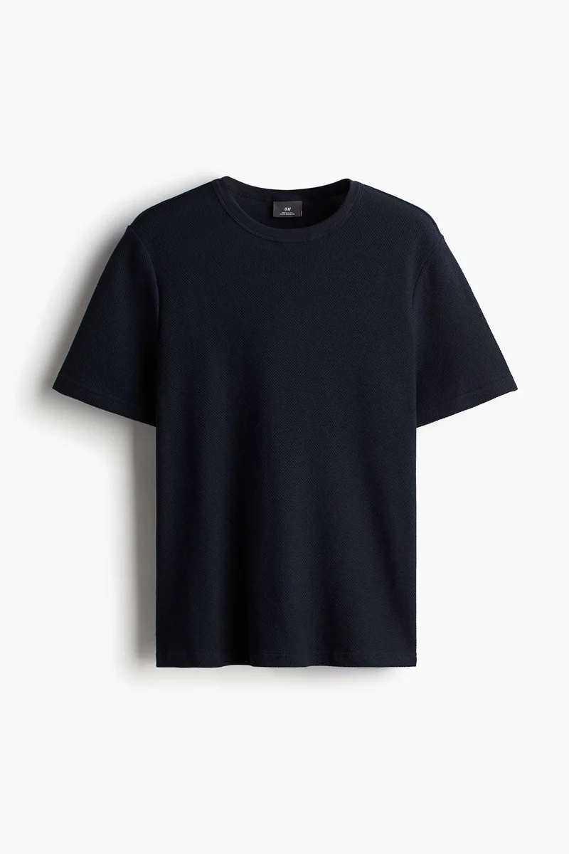 H&M Regular Fit Piqué T-shirt