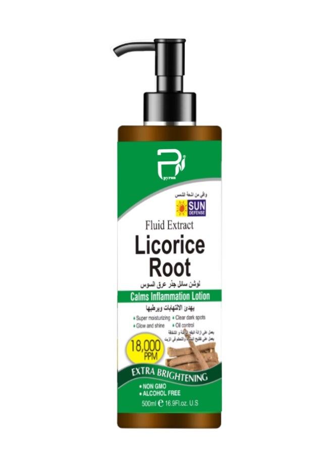 PYRON 19 Pieces Licorice Root Lotion 500ML  - Image 2