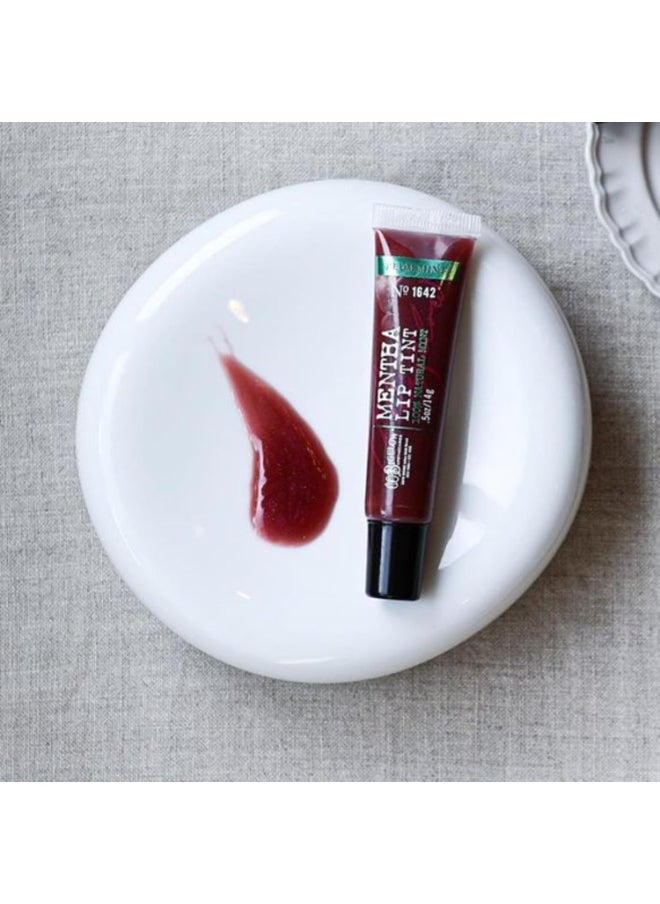 C. O. Bigelow C.O. Bigelow Plum Mint Mentha Lip Tint Trio, Moisturizing Lip Balms for Dry Lips, Light Purple Tinted Gloss, Bulk Balm 3 Pack, 0.5 oz Each  - Image 4