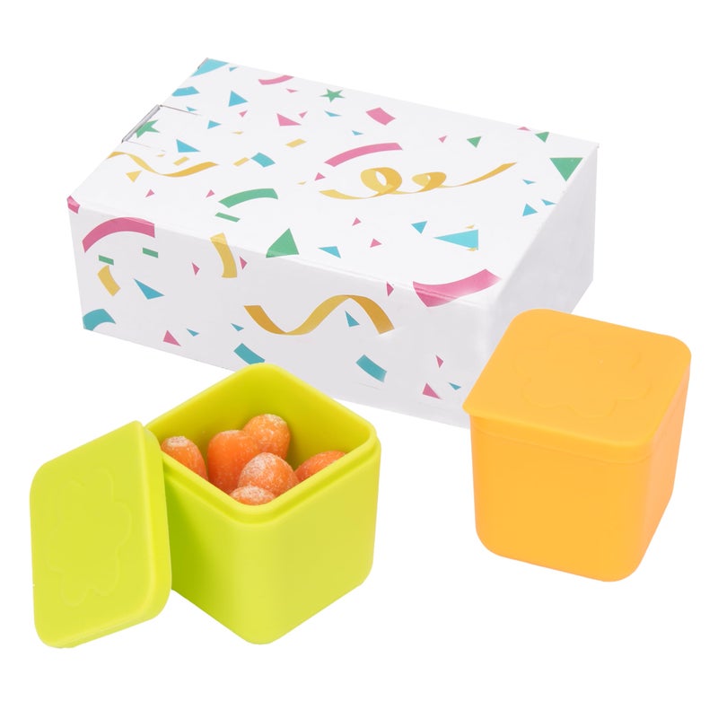 LUVCOSY Silicone Dips Containers Compatible with OmieBox, 2 Pack Salad Dressing Container To Go for Most Bento Lunch Box, Small Snack Condiment Container with Lids for kids - Image 1