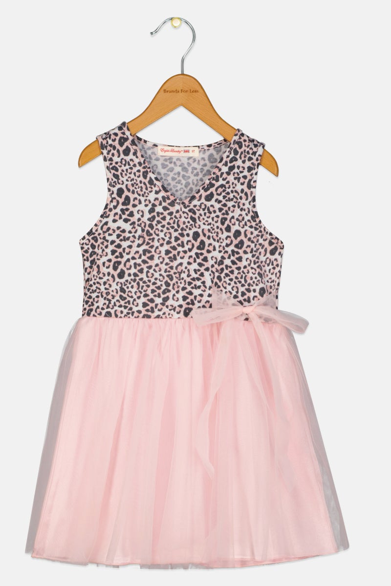 English Laundry فستان كاجوال بنات toddlers بطبعة حيوانات، متعدد الألوان - Image 2