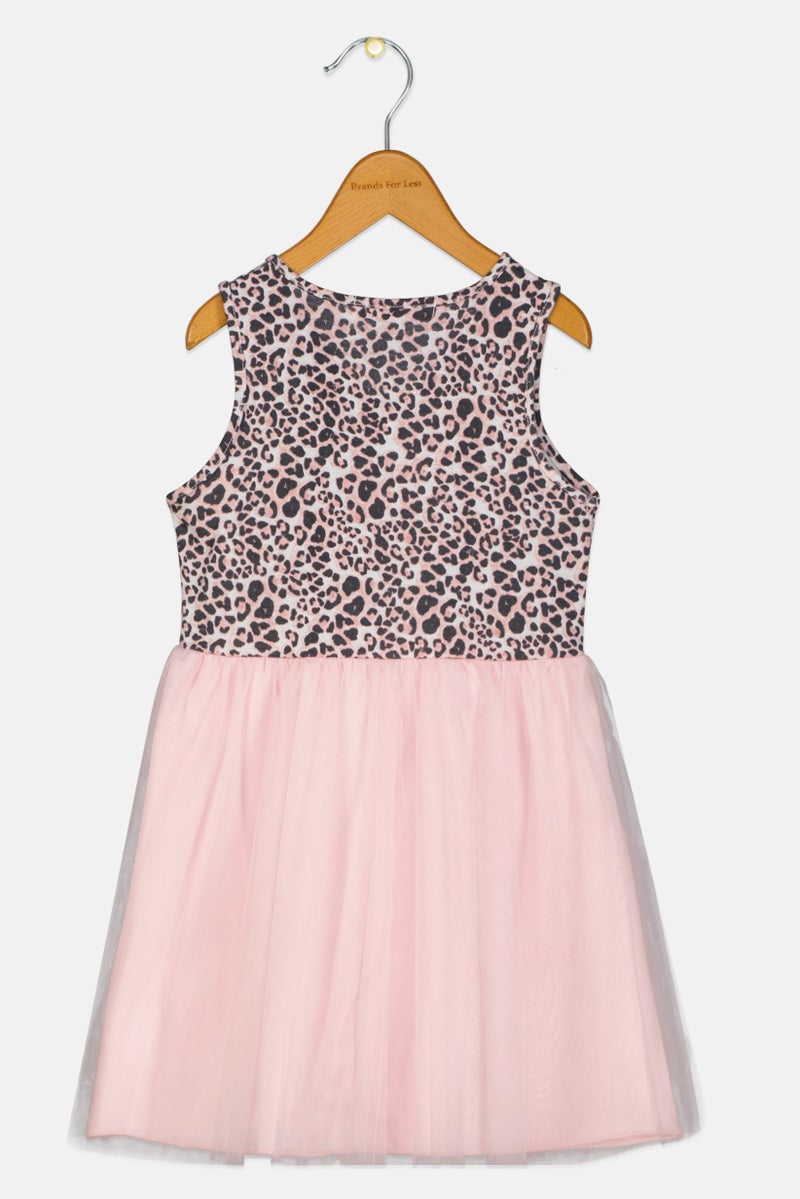 English Laundry فستان كاجوال بنات toddlers بطبعة حيوانات، متعدد الألوان - Image 3