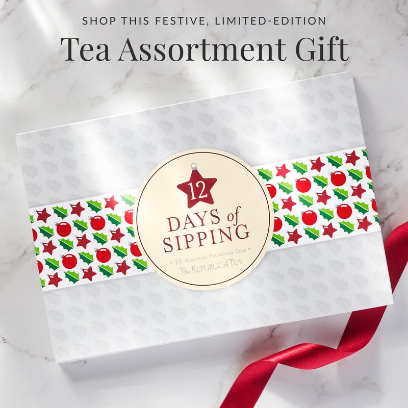 The Republic of Tea - 12 Days of Sipping Holiday Tea Gift Assortment, 24 Tea Bags, Countdown to Christmas Advent Calendar - Image 2