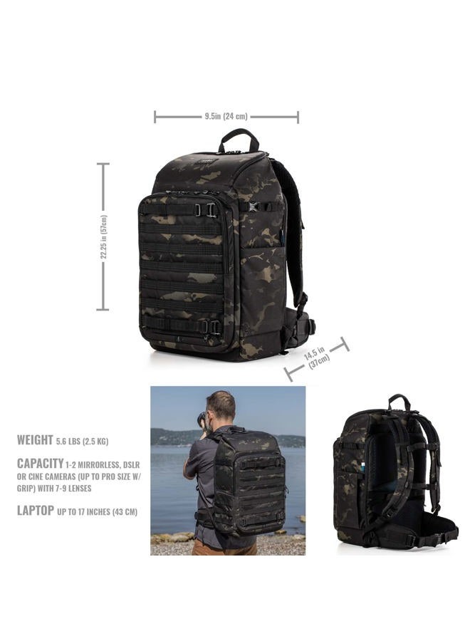 Tenba Axis v2 32L Camera Backpack for DSLR and Mirrorless Cameras and Lenses Plus a 17-inch Laptop – Multicam Black (637-759) - Image 2