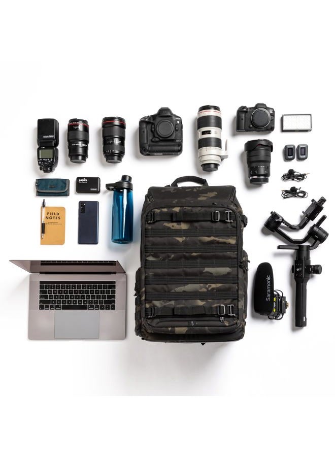 Tenba Axis v2 32L Camera Backpack for DSLR and Mirrorless Cameras and Lenses Plus a 17-inch Laptop – Multicam Black (637-759) - Image 3