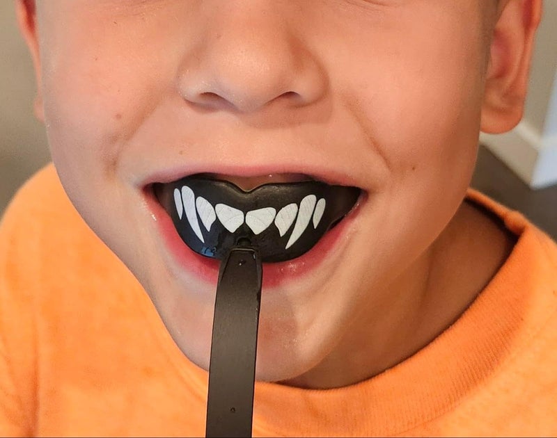 MENOLY 3 Packs Kids Youth Mouth Guard with Strap for Football - Mouth Guard Football Age 6-10 with Cases for Boxing, Lacrosse, Hockey, Basketball, MMA, Wrestling and Other Contact Sports Age 7-12 - Image 5