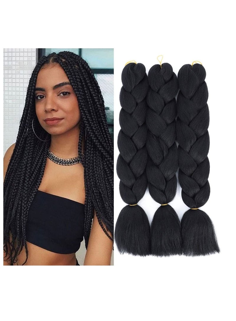 Estelle Premium Original Ultra Braid of 3 Color 4 Medium Dark Brown - Image 1