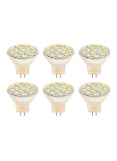 6Pcs GU4 LED Bulb 270LM 15LED Energy Saving Light Bulb MR11 Track Lamp Beads 12V 3W Warm Light 3000K