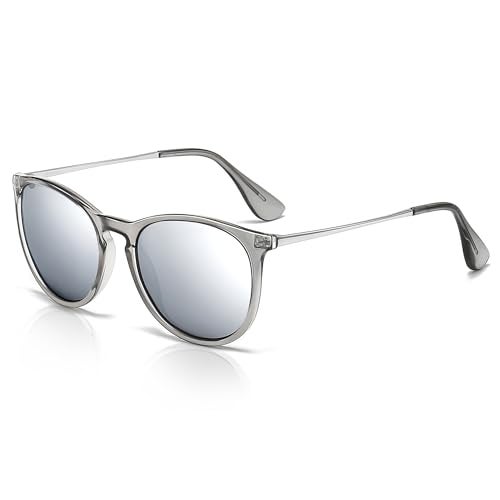 SUNGAIT Premium Vintage Round Sunglasses for Women Men Classic Retro Trendy Style SGT567-TQHSY - Image 1