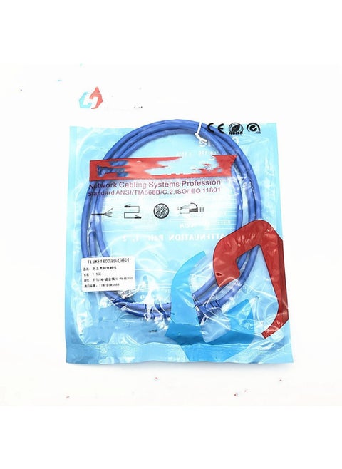 Network Cable Household Super 6 Class 6 Gigabit High-speed 7 Class 10 Gigabit Router Computer Broadband 5 Class Network Cable 10 Meters-Color:Super Class 5 Network Cable Standard All Copper Blue-Line Length:3m