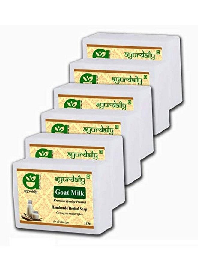 ayurdaily - Herbal Goat Milk Soap Pack Of 6 - Image 1