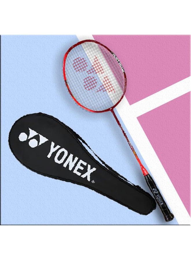 Yonex Yonex Badminton Racket, Full Carbon Single Racket, Ultra-light Tianfu Ax01, Red, Pre-strung, 4u  - Image 1