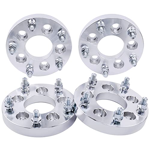 DCVAMOUS 4PC 5x4.75 to 5x4.5 Wheel Adapters 1 Inch with 12x1.5 Studs Compatible with Chevy GMC 5 Lug 5x120.65 to 5x114.3 for 1982-2002 Camaro | 1984-2021 Corvette | 1983-2005 Blazer | 1982-2004 S10 - Image 1