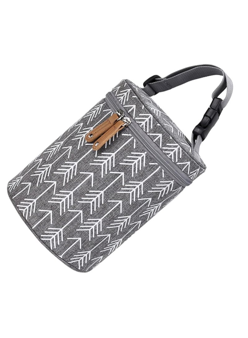 Sylqvxh Baby Bottle Insulation Bag - Food Stroller Cooler, Breastmilk Travel Cooler, Lunch Warmer Carrier for Bottles - Image 1