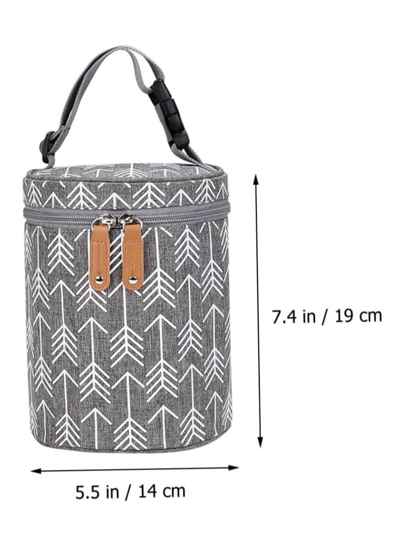 Sylqvxh Baby Bottle Insulation Bag - Food Stroller Cooler, Breastmilk Travel Cooler, Lunch Warmer Carrier for Bottles - Image 4