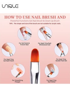 Unique 2-in-1 Dual-Ended Nail Brush and Spatula Set, 2pcs Stainless Steel Gel Nail Tools for Cuticle Removal and Nail Art Design, Perfect for Salon and DIY Use  - Image 3