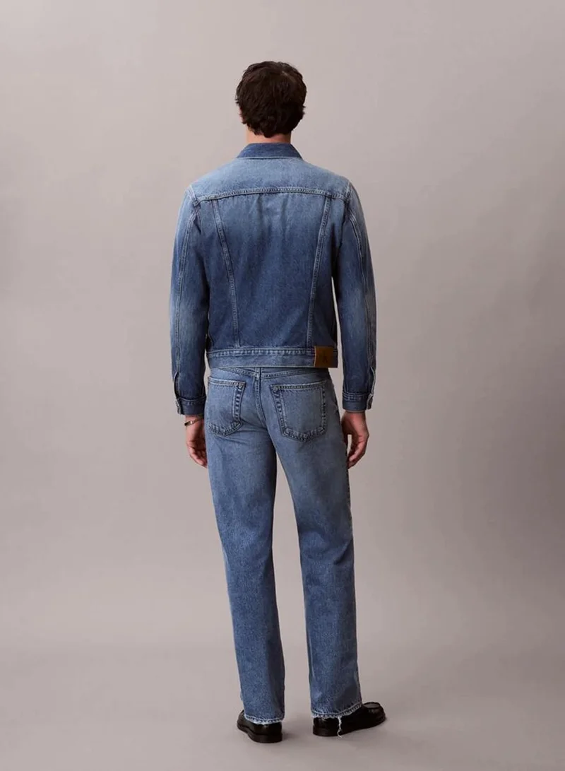 Calvin Klein ANDREW 90s Whiskered Straight Leg Jeans for Men | Best Price UAE