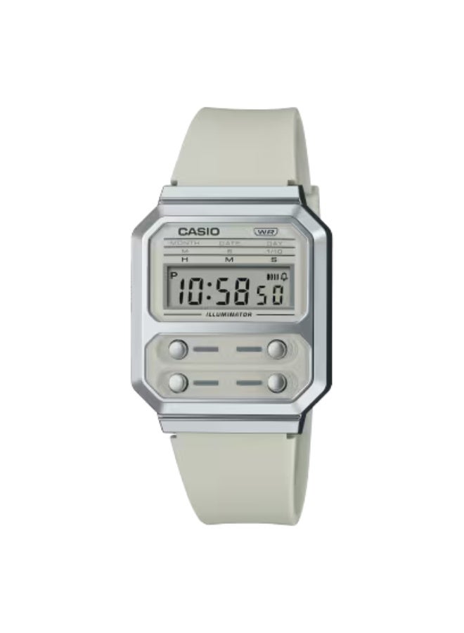 CASIO Unisex Resin Digital Watch A100WEF-8ADF - 32.7 mm - Image 1