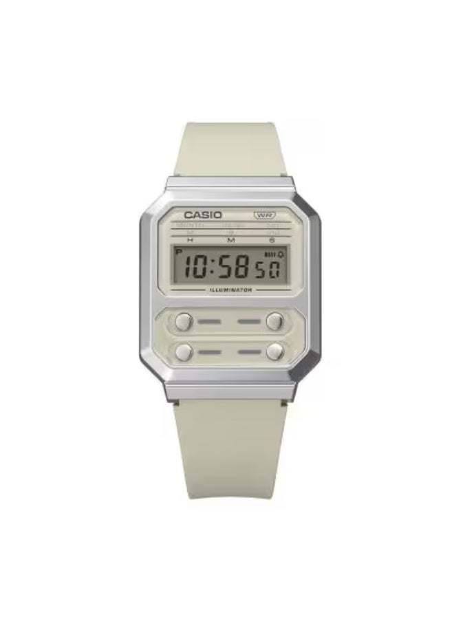 CASIO Unisex Resin Digital Watch A100WEF-8ADF - 32.7 mm - Image 2