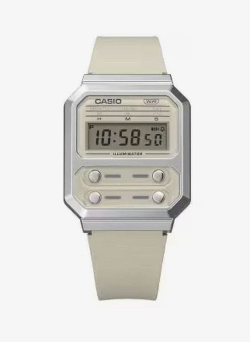 CASIO Unisex Resin Digital Watch A100WEF-8ADF - 32.7 mm - Image 2