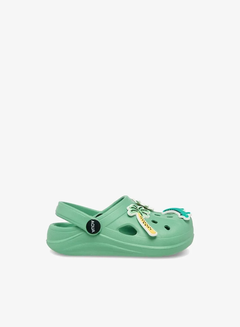 Aqua Boys Jibbitz Charm Clogs