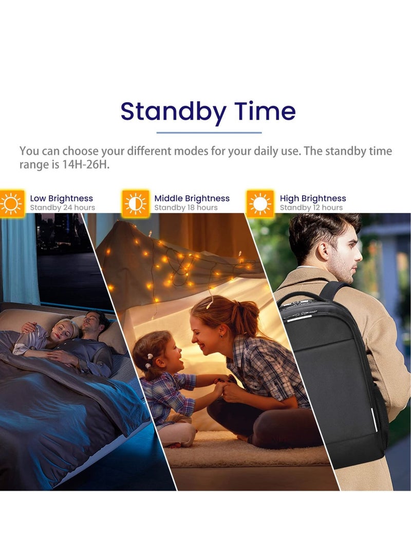 Barakah Mini CO2 Detector, Portable Multi-Function CO2 Monitor Meter, Air Quality Monitor, Carbon Dioxide Detector with CO2 Alarm, Temperature and Humidity Detector for Travel Home Indoor - Image 5