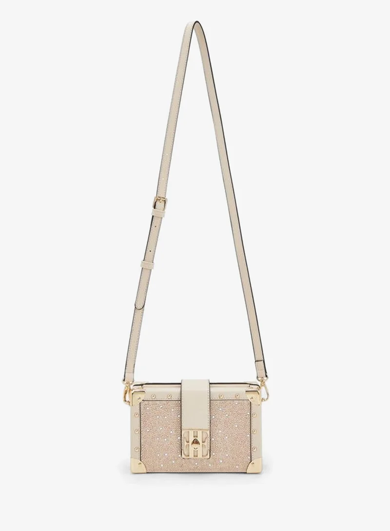 ايل Embellished Crossbody Bag With Twist Clasp Ramadan Collections