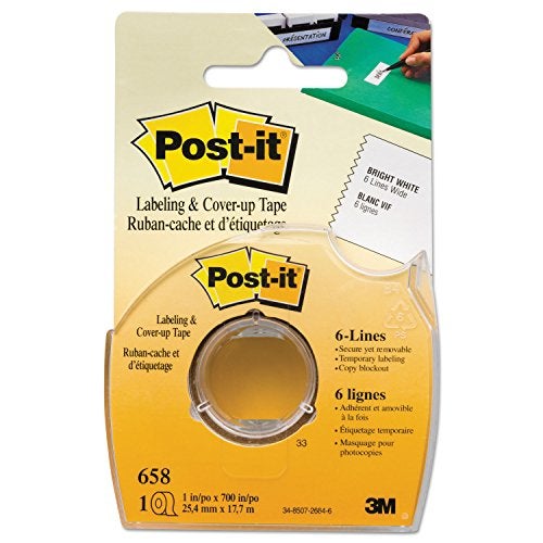 Post It Post-it Labeling & Cover-Up Tape, 1 Roll, 1 in x 700 in (658) - Image 3