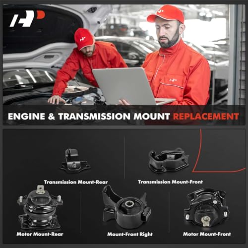 A-Premium 5PCS Engine Motor Mount and Transmission Mount Set Compatible with Honda Odyssey EX-L EXL Touring 2005 2006 V6 3.5L - Image 2