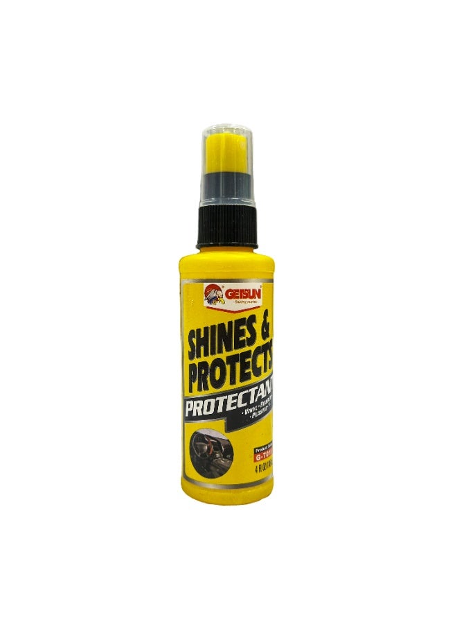 GETSUN Shines & Protects Protectant 118ml – High Gloss Protectant for Vinyl, Rubber and Plastic Surfaces - Image 1