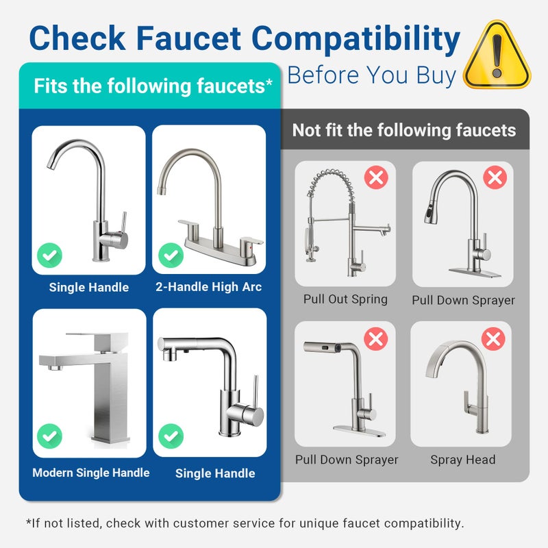 LCF Upgrade Countertop Water Filter, ð’ð¢ð¥ð¯ðžð« ðˆð¨ð§ð¬ Enhanced 6-Stage Stainless Steel Water Filter for Sink Faucet, Reduces Heavy Metals, Bad Taste & 99% Chlorine, 16,000 Gallons(2 Filters) - Image 4