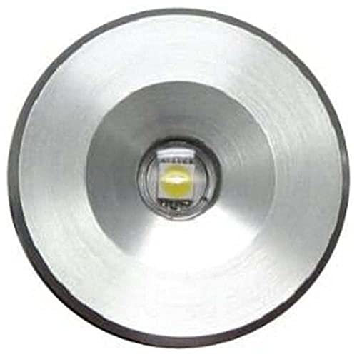 Lumitec 112204, Echo Courtesy / Accent Light, Brushed Housing, Blue 1.24-Inch Diameter - Image 1