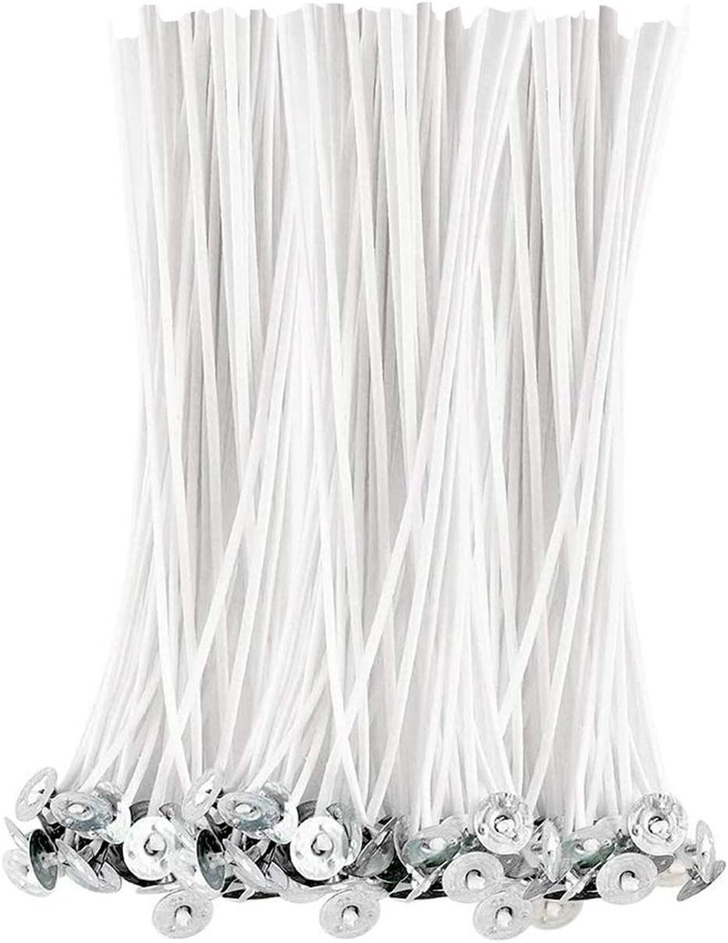 BEADNOVA Candle Wicks 6 Inch 150pcs Large Cotton String for Candle Making DIY - Image 1