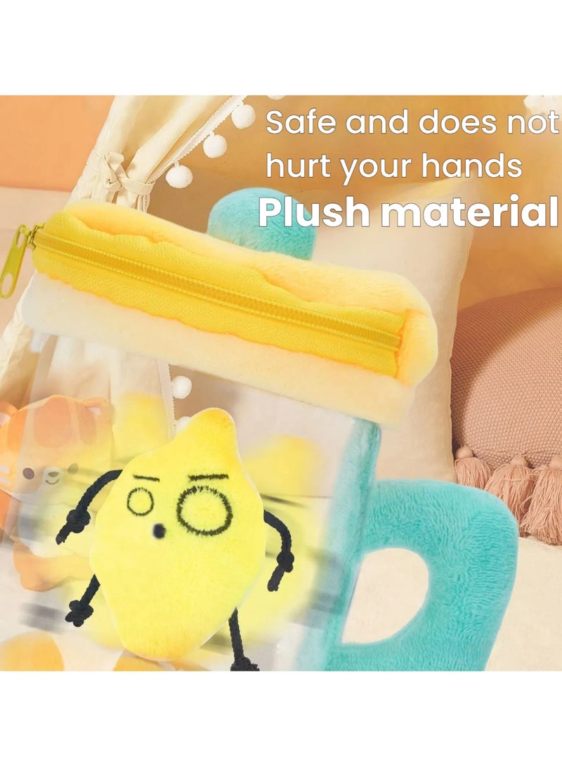 general Plush lemon juicer dolls fun interactive fluffy soft gifts for friends and family - Image 2