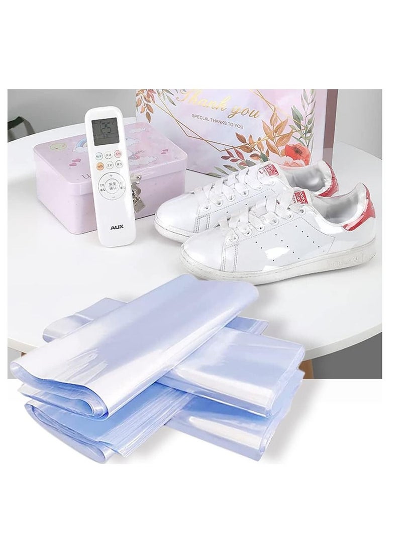 Generic Shrink Wrap Bags, PVC Clear Heat Sealer Bags, Seal Wrapping Supplies, Waterproof Odorless and Transparent, for Shoes Storage, Gifts, Remote Control, Candles, DIY Crafts Packaging, 50pcs (15 * 30cm)  - Image 1