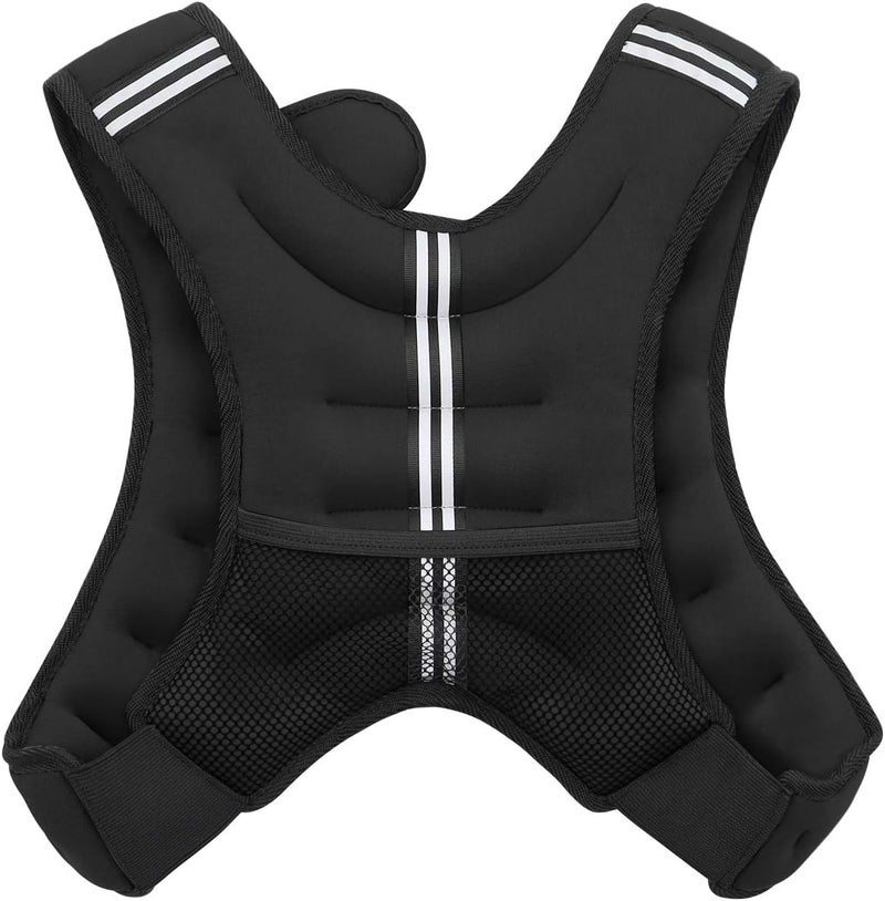 VITORY Weighted Vest Workout Equipment, 11lbs/18lbs Body Weight Vest for Men, Women, Strength Training, Running, Fitness, Muscle Building, Weight Loss, Weight lifting - Image 2
