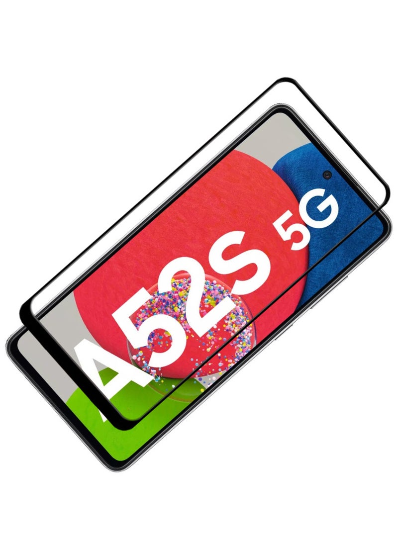 ACLIX Antistatic ESD Dustproof Premium Quality High Definition Tempered Glass Screen Protector Designed For Samsung Galaxy A52s 5G - Image 1