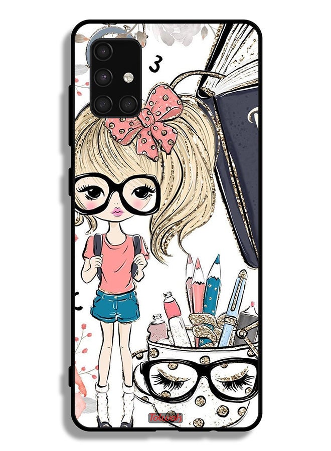 Tolwak Samsung Galaxy A71 4G Protective Case Cover Unicorn Girl Art - Image 1