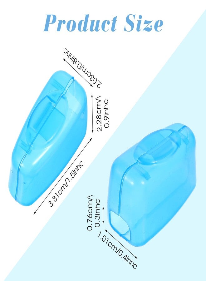 JOUTYFOR 100PCS Travel Toothbrush Head Covers, Portable Toothbrush Pod Caps Case Protector for Home and Outdoor - Image 2