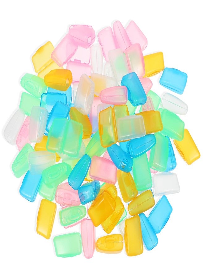 JOUTYFOR 100PCS Travel Toothbrush Head Covers, Portable Toothbrush Pod Caps Case Protector for Home and Outdoor - Image 3