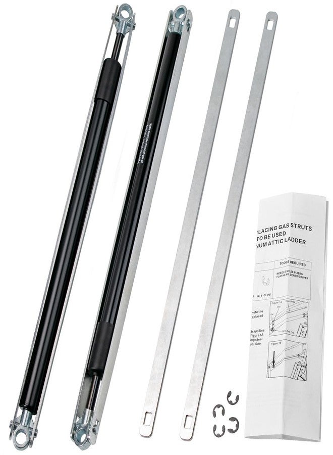 Sconva 36-80 Standard Strut Kit for Werner Aluminum Attic Ladders AH2210, AH2210B, AH2210K, AH2210CA, AH2510, AH2510B, AH2510K, AH2512, AL2210, AE2210 Replacement Parts - 1 Pair - Image 1
